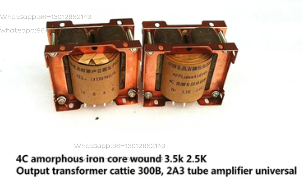Nouveau 4C noyau de fer amorfo enroulement 3.5k 2.5K transformateur de sortie bétail 300B, amplificateur à tube 2A3 universel