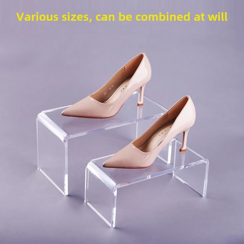 Handmade Model Display Rack Transparent Acrylic U-shaped Storage Rack Cabinet Layered Partition Desktop Elevated Storage Holders