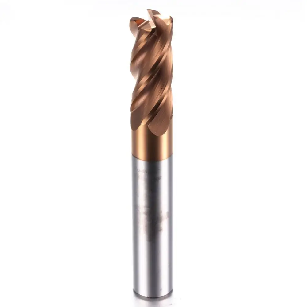 

1PCS HRC60 Cutting Lengthen End Mill 100L 4 Flute 1mm Milling Tungsten Steel Spiral Tools Milling Cutters Round Ball Nose