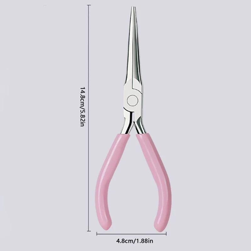 Acrylic Nail Shaping Tweezers C Curve Pinching Tool Gel Quick Building Extension Tips Clips Pink Nail Art Design Manicure Tools