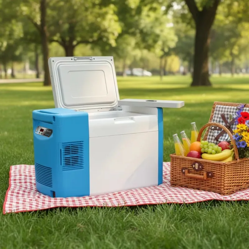 

25L 12V Portable Car Refrigerator SECOP Compressor Electric Cooler for Outdoor Camping Travel Truck