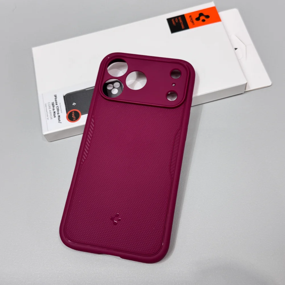 Spigen Core Armor MagFit Magnetische Handyhülle für iPhone 18 Pro Max 18 Pro 17 Air 17Pro Kabelloses Laden Rutschfeste Stoßfeste Hülle