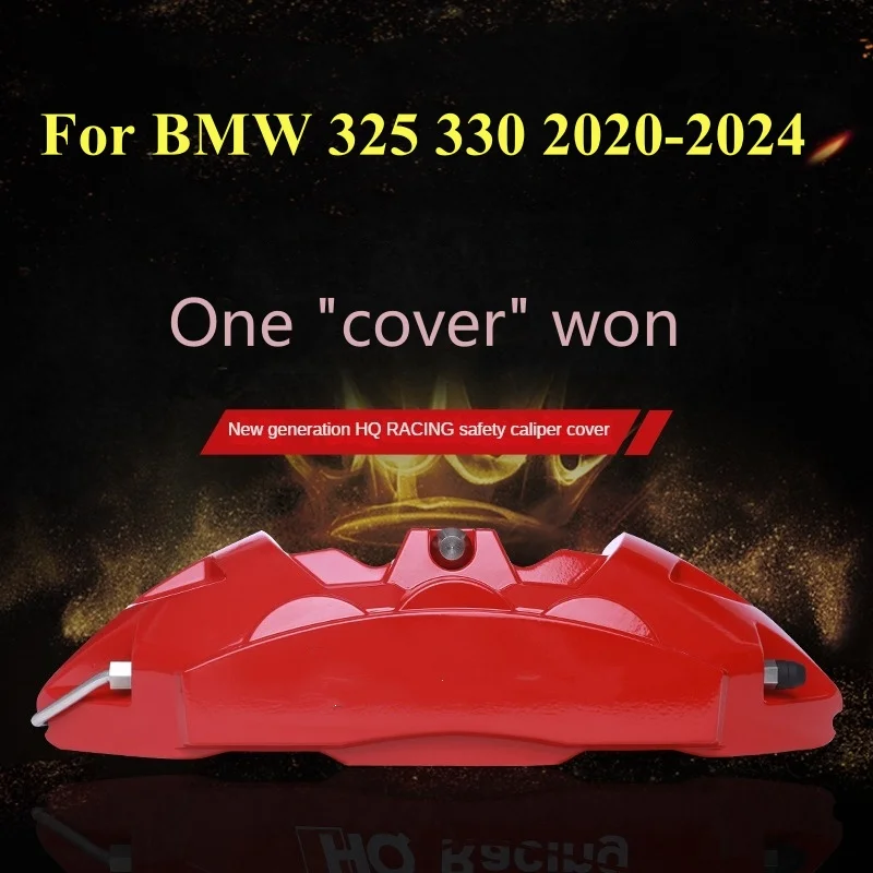 For BMW 325 330 Car Brake Caliper Cover Front Rear 3D Aluminum Metal Kit Wheel Modification Decoration 2020 2021 2022 2023 2024