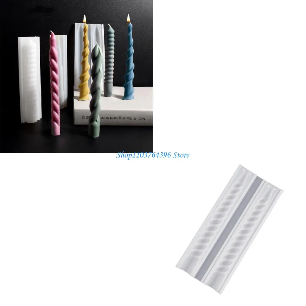 

Reusable Twisted Silicone Mould for Homemade And Craft Supplies Daily Use