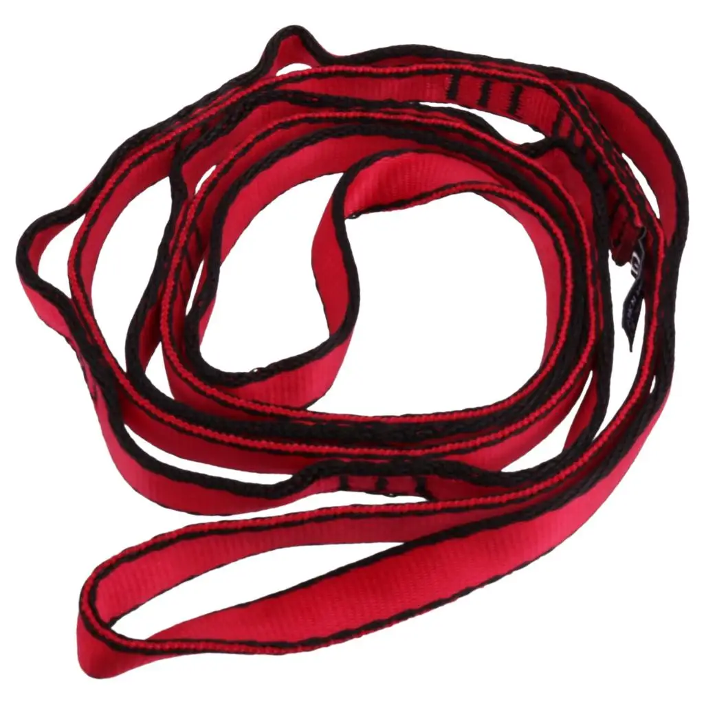 23KN 110cm Outdoor Camping Climbing Rigging Rope Webbing Strap Equipment Mountaineering Rock for Rock Climbing Accessories