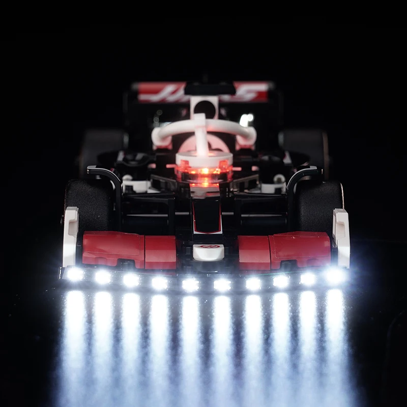 Set di illuminazione LED Lazishi 77250 adatto per MoneyGram Haas F1 ®    Regalo per l'illuminazione dell'auto da corsa Team VF-24 (escluse blocchi)