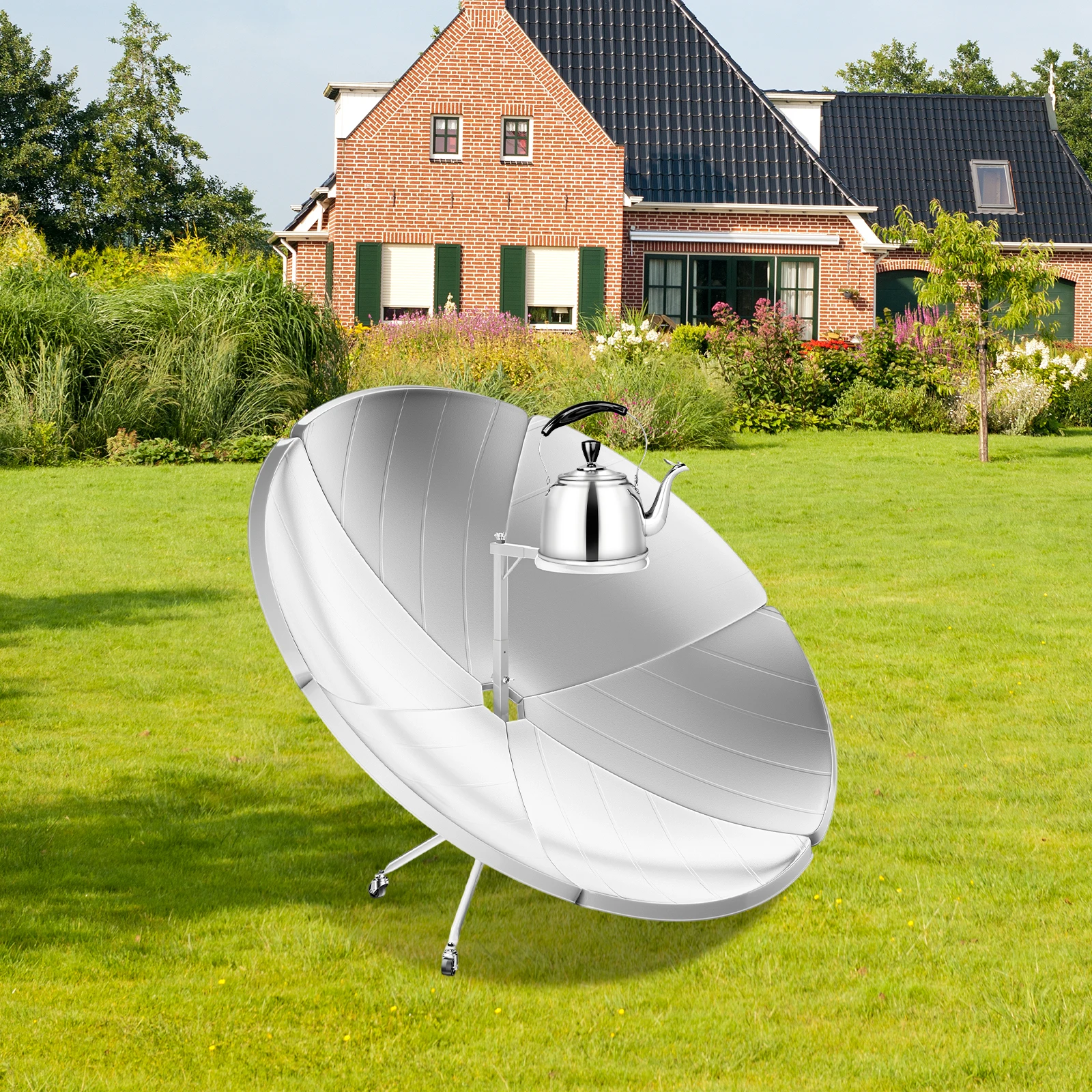 

Concentrating Solar Stove,Portable Solar Cooking Stove,High Efficiency Solar Stove Concentrator,800-1000℃,for Picnic/Camping