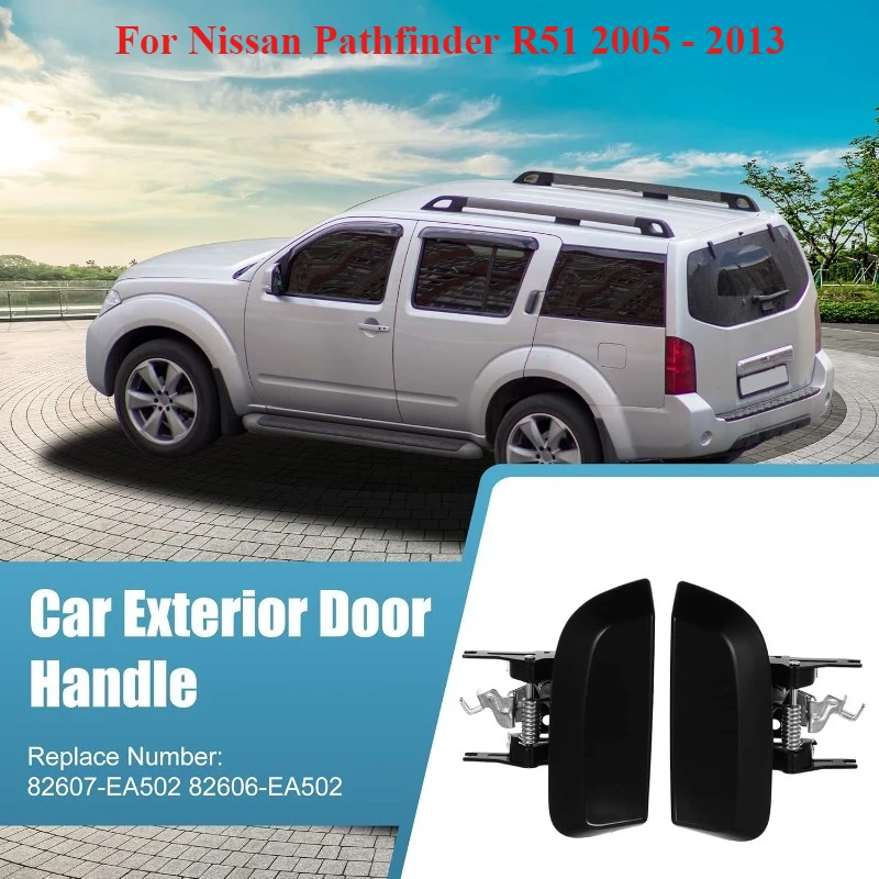 

Ручка задней внешней двери автомобиля для Nissan Pathfinder R51 2005-2013 82607-EA502 82606-EA502 Новый