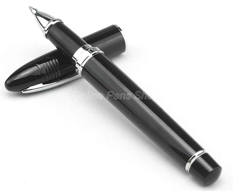 Duke-Bolígrafo de escritura profesional, bolígrafo de Metal negro y plateado, DRP005, 911