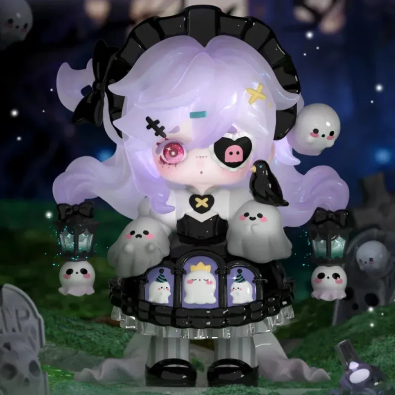 Ninita Witch Revelation Series Blind Box Ornamento da Scrivania Mystery Box Caixa Caja Bambole Regalo Statuette Anime da Collezione Giocattoli