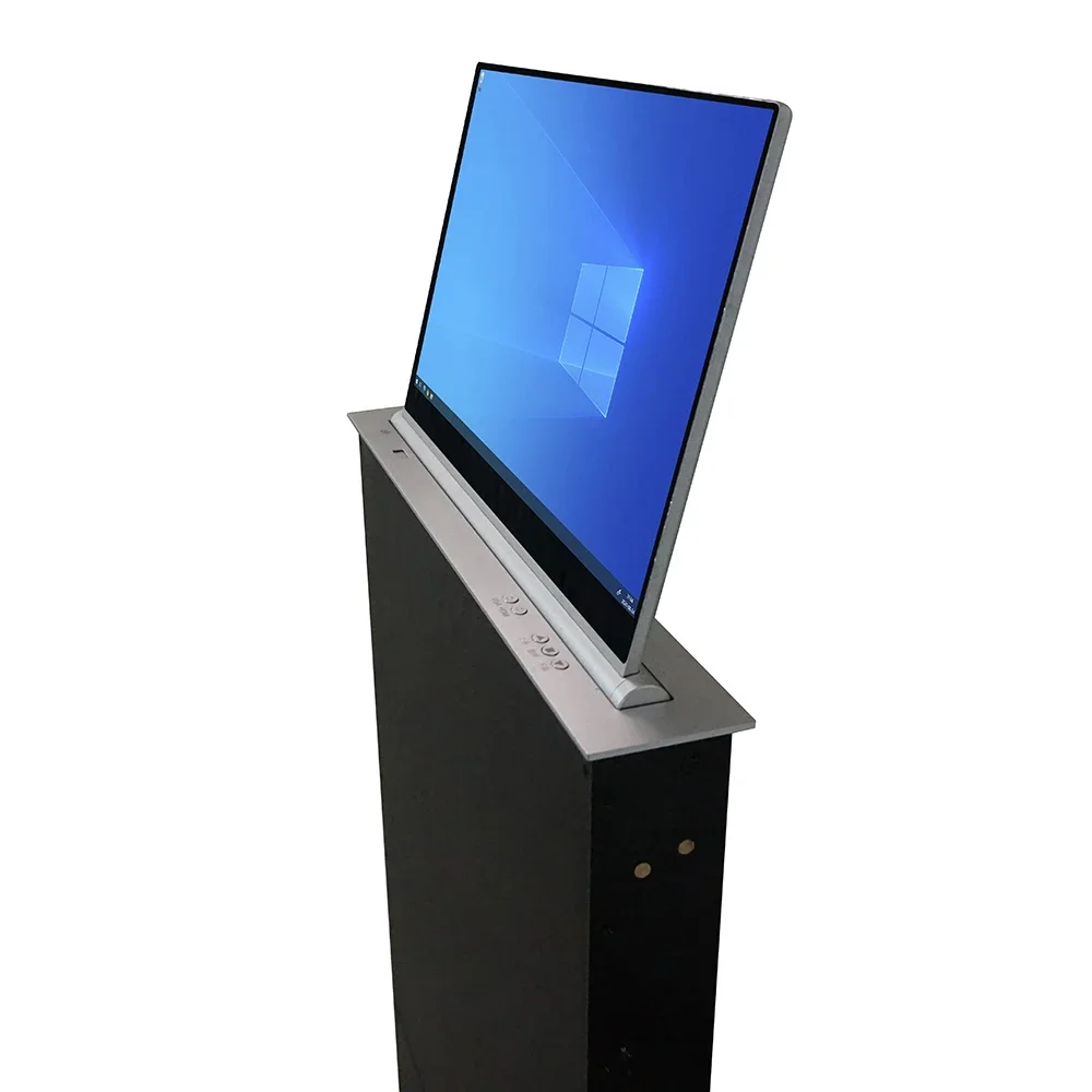 

Моторизованный механизм подъема телевизора со скрытым столом, максимальное наклонение 60 градусов, аудиовизуальный проект и конференц-система, 8 кг Blueshark