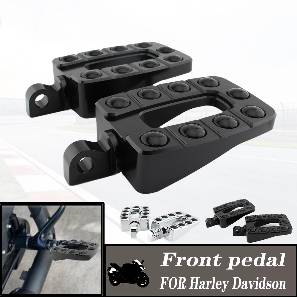 

NEW FOR Harley Dyna Fatboy Sportster XL883 XL1200 Street Bob Bobber Chopper MX Foot Pegs Motorcycle Pedals Toe Shifter