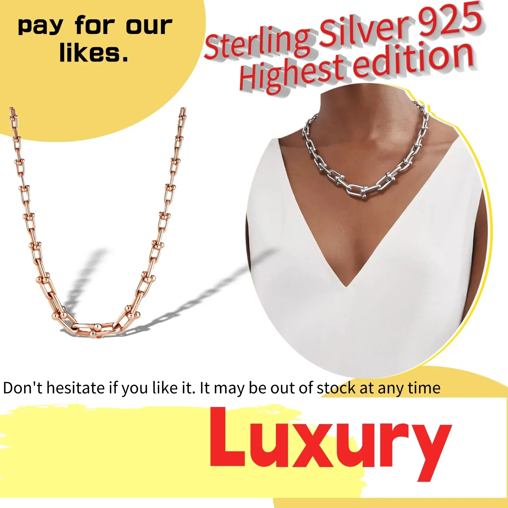 

U-shaped link bracelet rose gold steel seal Europe and the United States cross-border horseshoe home jewelry
