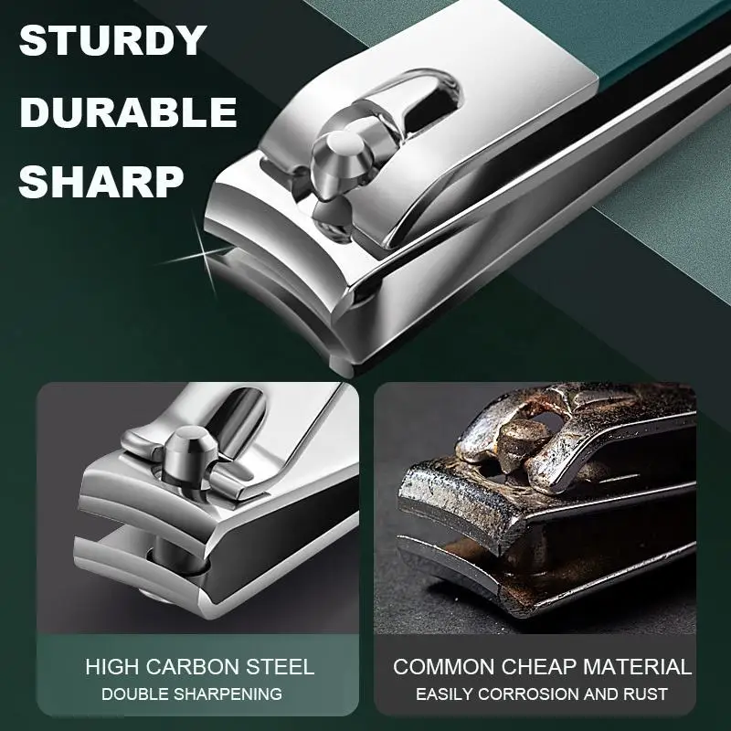 Juego de cortaúñas portátil, 4 Uds., venta al por mayor, cortaúñas de acero inoxidable, kit profesional de pedicura, juego completo de manicura de belleza