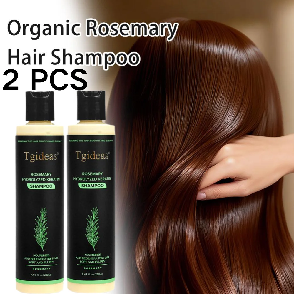 

1/2PCS Hair Growth Shampoo Natural Rosemary Deep Cleansing Gently Cleanses Removing Excess Oil Hair Care Product
