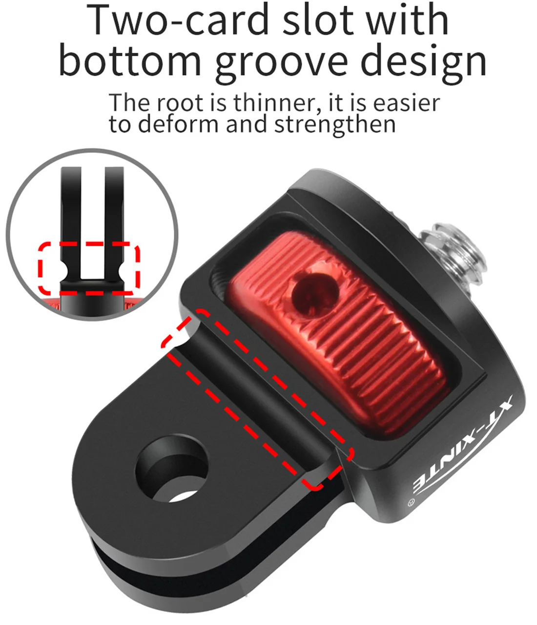 360° Drehbarer 1/4-Zoll-Schraubenadapter Mini-Stativadapter für GoPro Hero 13 12 für POCKET4 für Insta360 ONE Action-Kamera Zubehör – Detail 11
