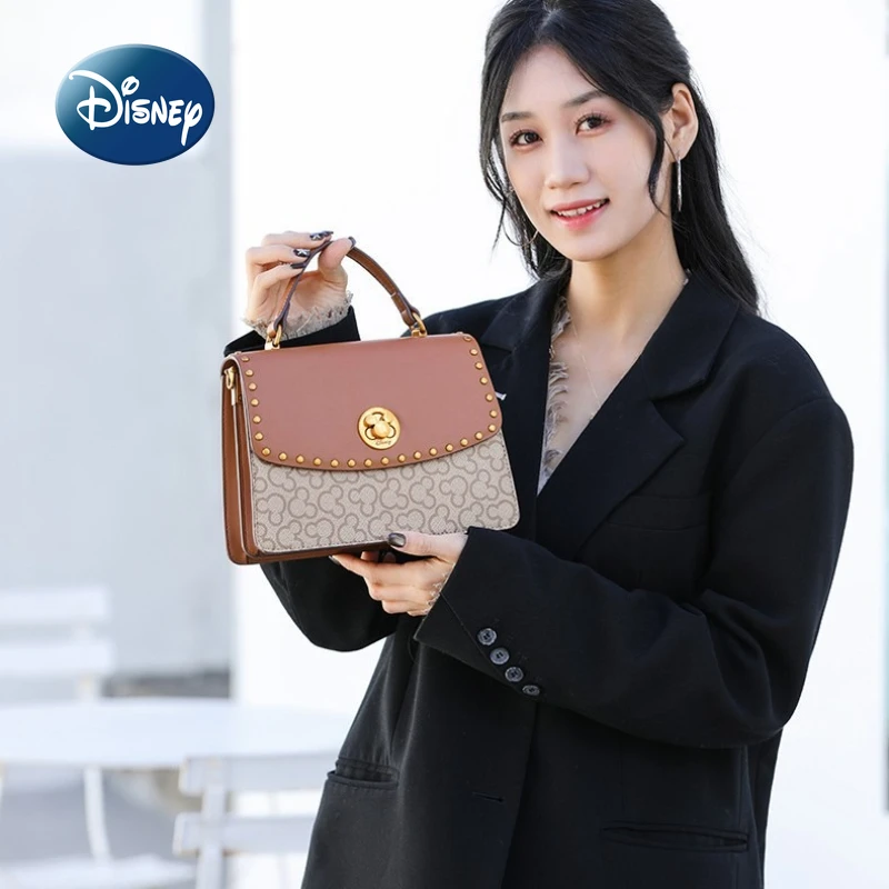 Disney Mickey Original New Women's Shoulder Bag Luxury Brand Original Fashion Women's Handbag Large Capacity Women's Bag