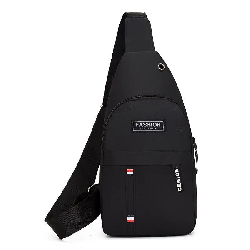 2023 New Chest Bag Men Backpack Nylon Canvas Chest Bag Casual Sports Travel Chest Bag One Shoulder Crossbody Bag