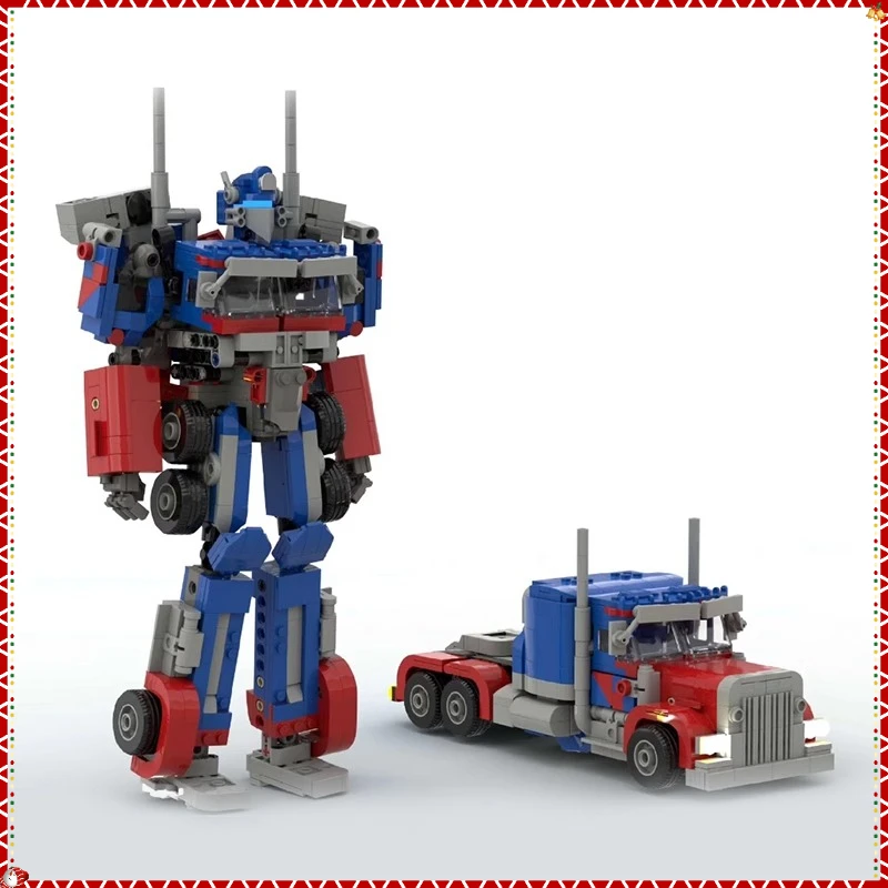 

MOC Creative Deformation Robot Building Block Set Mech Transformation Car Model DIY Kids Puzzle Assembly Toys Boys Birthday Gift