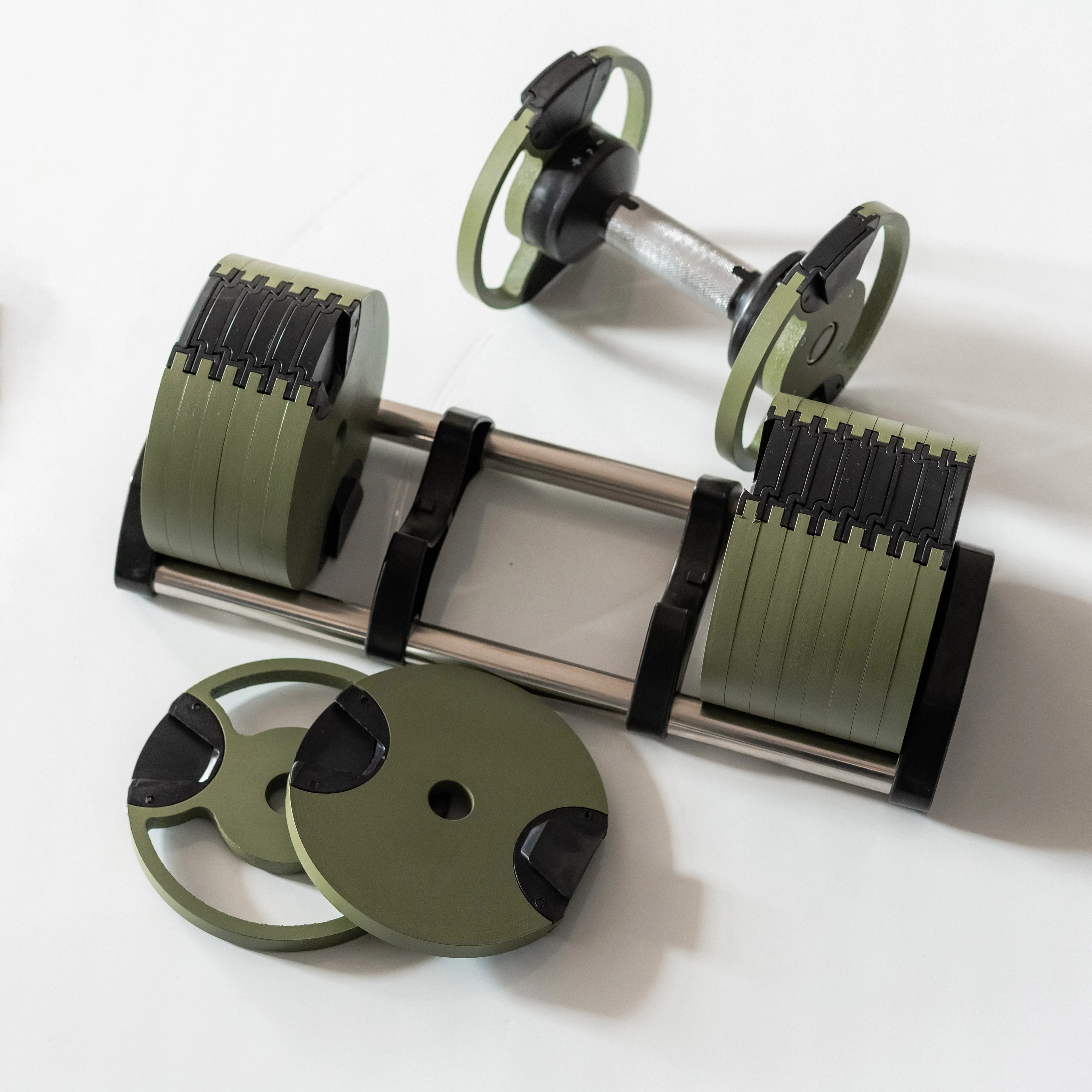 

Оборудование для кардиотренировок для фитнеса, 20 кг/32 кг, черный регулируемый набор гантелей для продажи