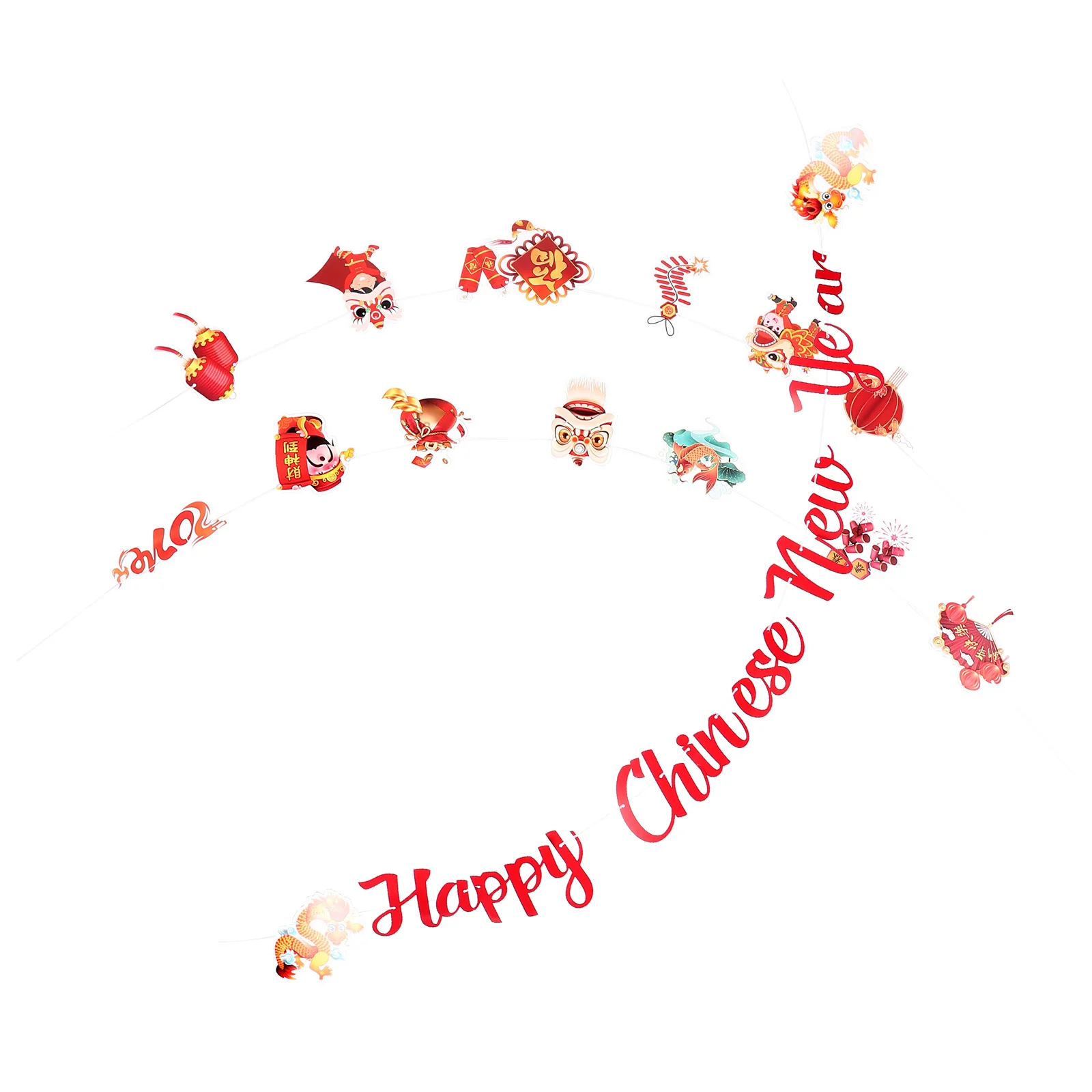 1 مجموعة 1 مجموعة سنة جديدة سعيدة راية كبيرة الحجم الطرف الديكور خلفية معلقة الرايات أعلام ل 2024 الاحتفال السنة الجديدة ديكور