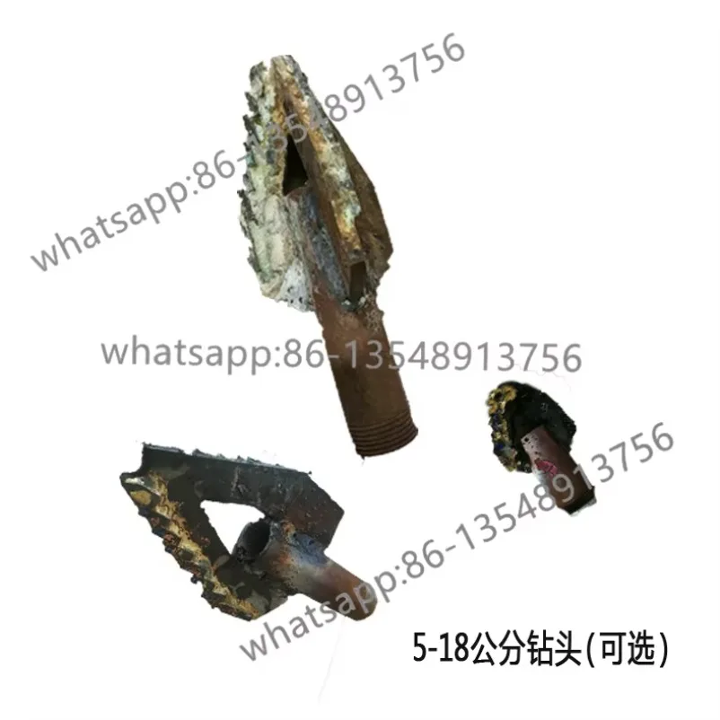 3 5 6 Blades Alloy Drill Bit Small Household Water Well Drilling Bit Three Wings Bit for Silt Mud Layer