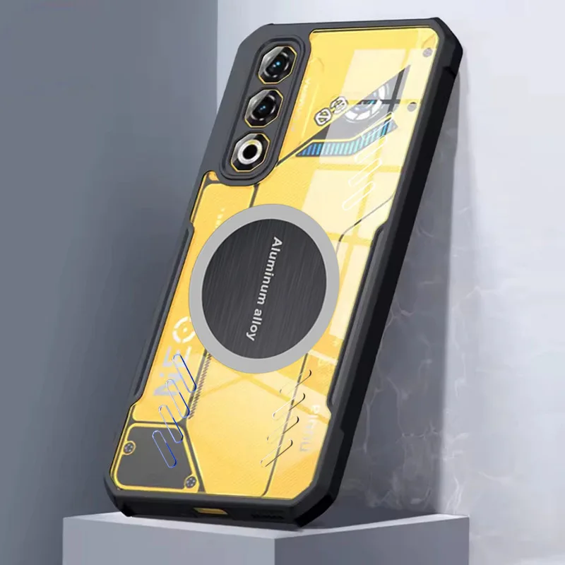 Magnetische Hülle für Nubia Neo 3 GT 5G Wärmeableitung Kabelloses Laden Rückseiten-Schutzhülle für NUBIA Neo 2 3 5G Neo3 GT Schale Funda