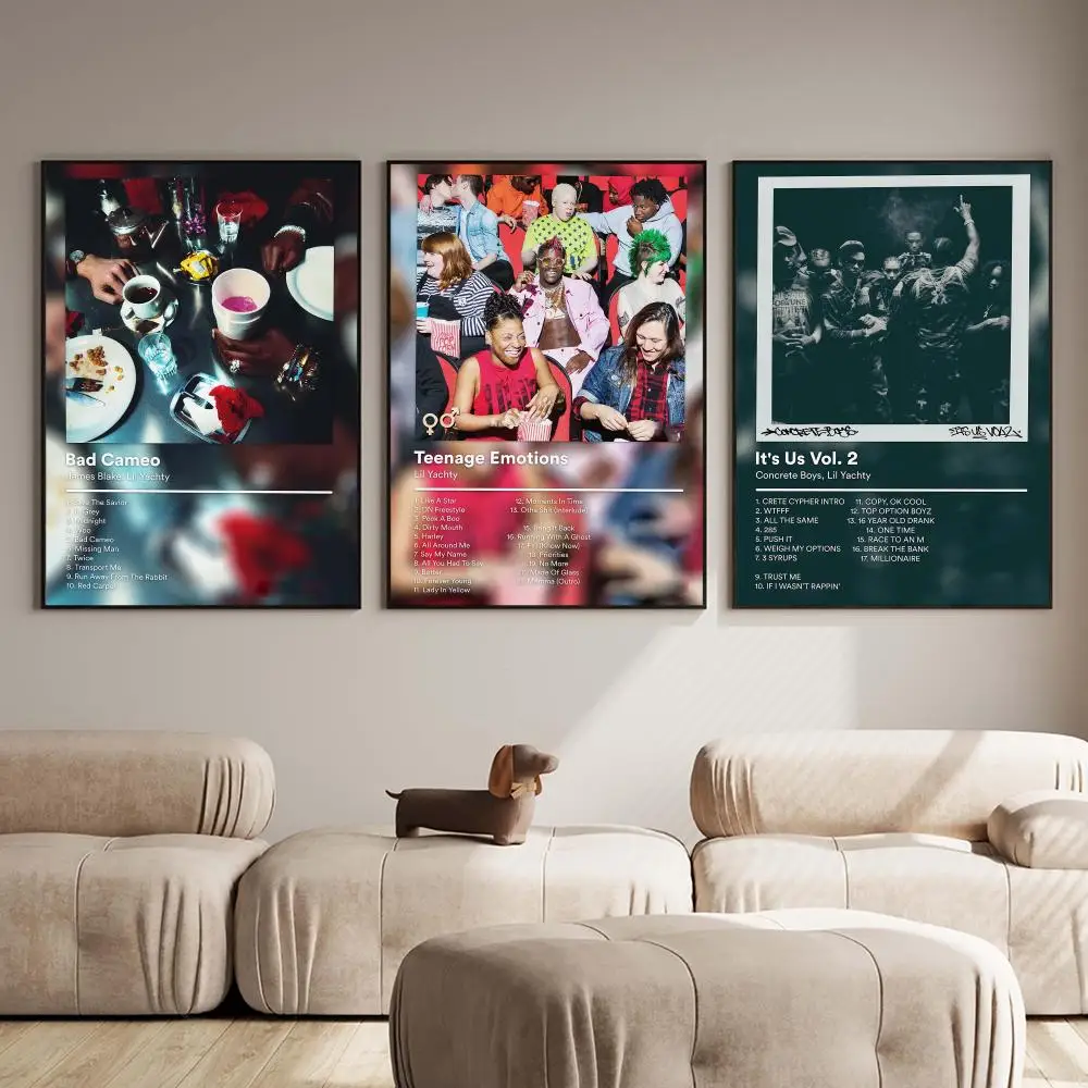 Rapper L-Lil Yachty Album Poster PP Wall Decor Posters Celebrity Music Art Prints Bedroom Office Gift