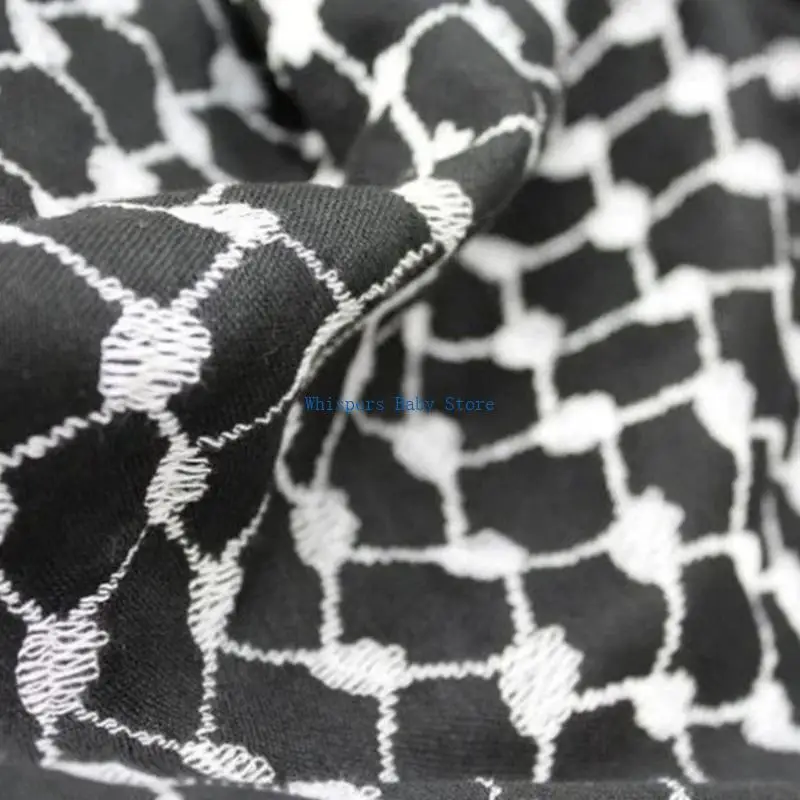 U90E Traditional Dubai Saudi Scarf Polyester Fabric Easy Care Headcover Headscarf Perfect For Cultural Event