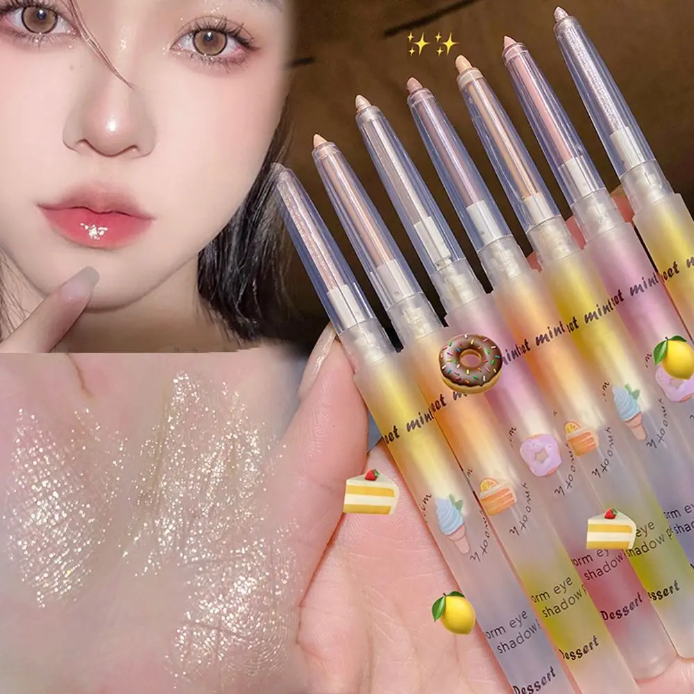 Pen Eyeliner Gel Pen Brighten Makeup Tool Glitter Eyeshadow Pen Face Highlighter Diamond Eyes Pencil Lying Silkworm Pencil