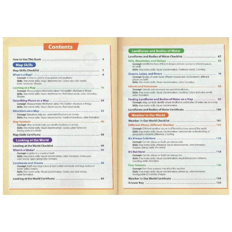 مبراة مهارات إيفان مور: الجغرافيا الصف ك، العمر 3 4 5 6، الكتاب الإنجليزي 9781629384672 #3