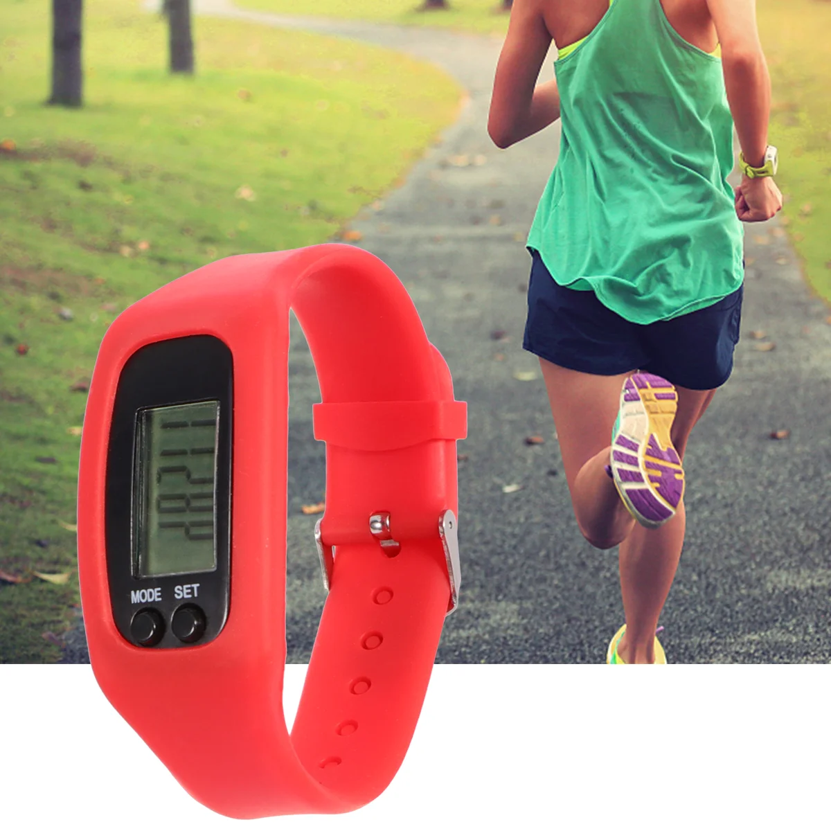 Fitnesshorloge Smartwatch Hardlopen Stappenteller Sport Stappenteller Loopstappen Draagbaar