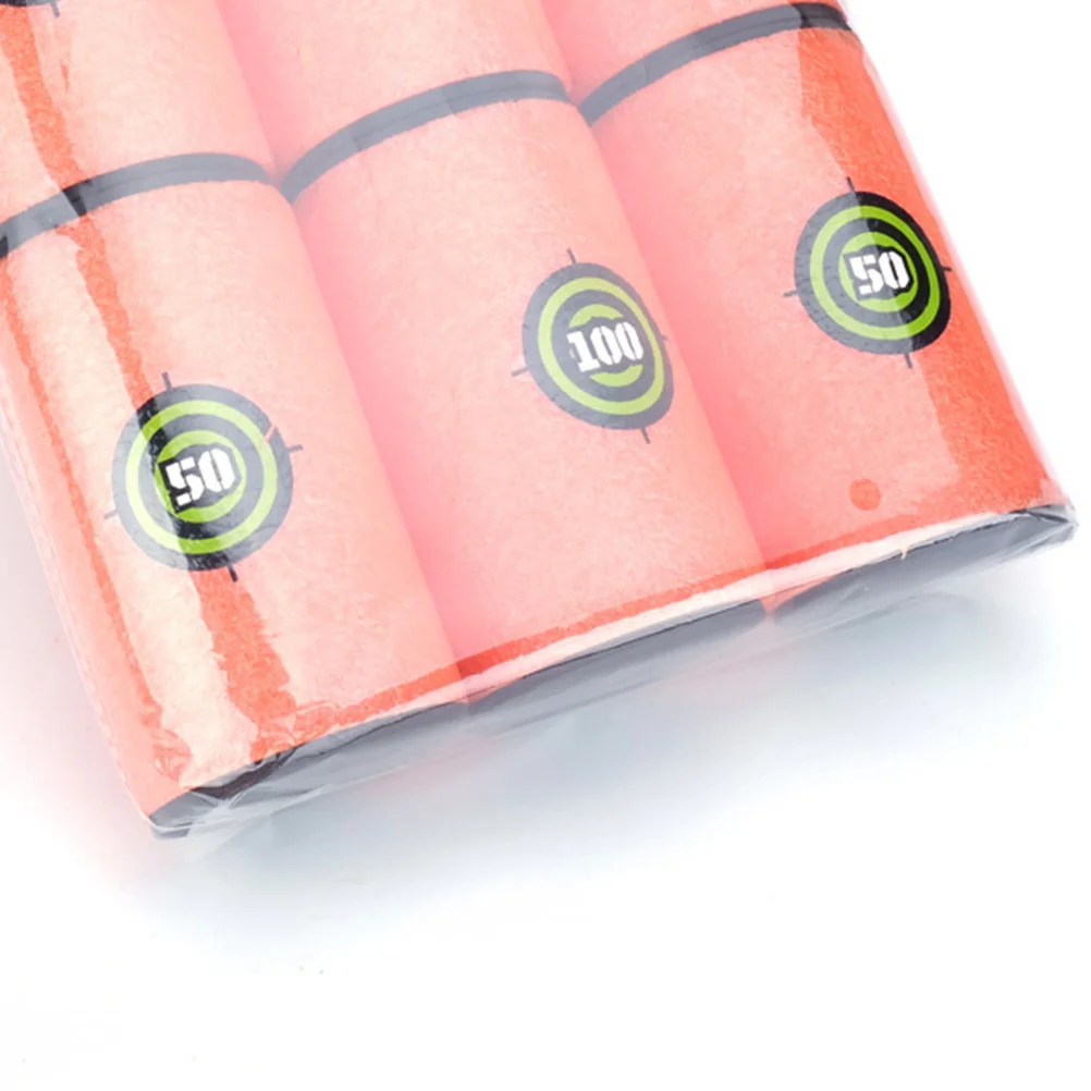 

6 шт., банки для мишеней Eva, мягкая игра для военной игры, тренировочный модуль, забавные часы, игрушки, банки для стрельбы, мишени