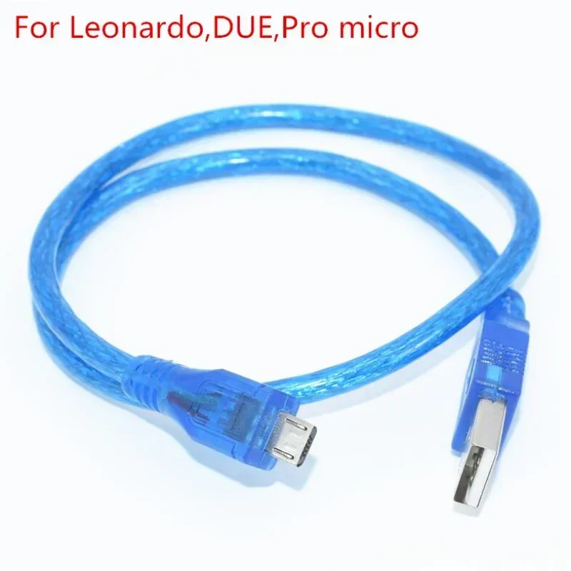 Uno r3/Nano/MEGA/Leonardo/Pro micro/DUE Blue용 고품질 A형 USB/미니 USB/마이크로 USB 케이블
