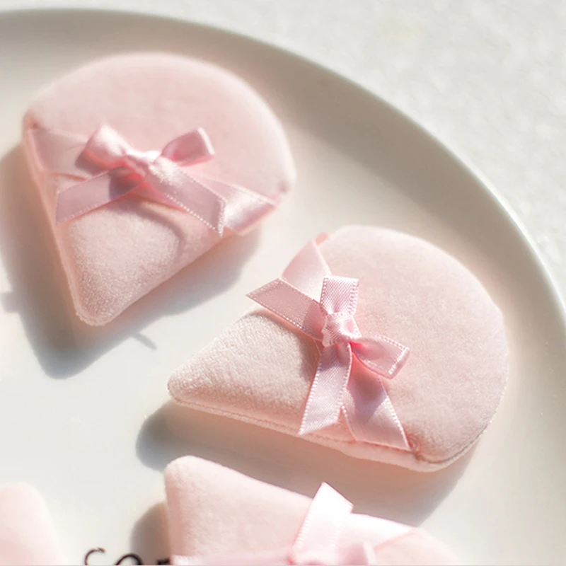 1/3/5 pçs ultra macio macio pó puff lavável reutilizável veludo rosto corpo pó puff solto pó puff cosméticos ferramenta de maquiagem