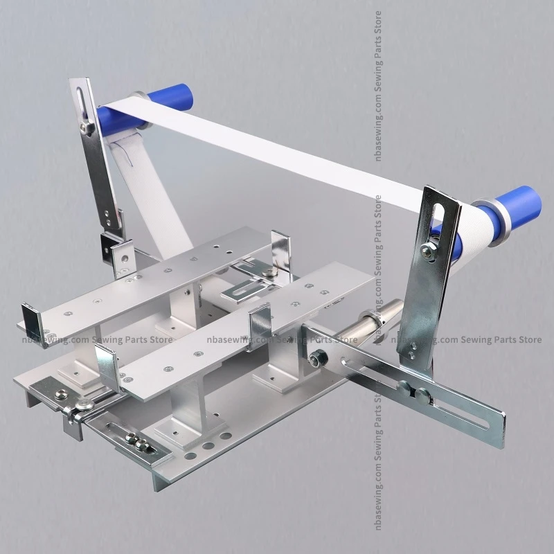 Flanging Machine Lift Frame Overlock Sewing Machine Elastic Frame Stainless Steel Nylon Roller Waistband Frame Pneumatic Frame