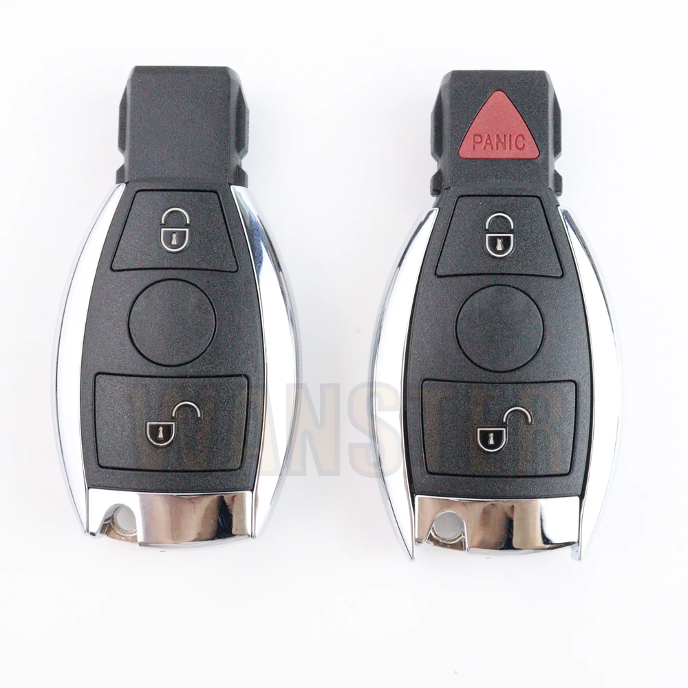 2 3 4 Bottons Car Key Case Shell Housing for Mercedes Benz W210 W212 E63 W202 W207 A/C/E/S Class W203 W204 W205 W211 W221 W222