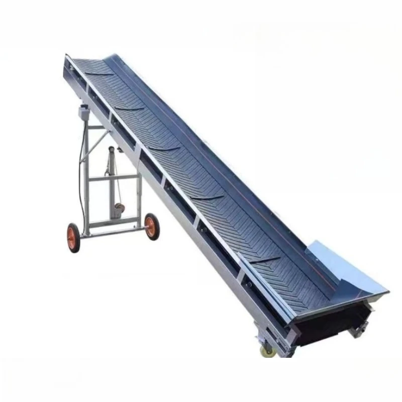 U Type Foldable Belt Conveyor Climbing Design Small Transport Machine Loading Unloading Bulk Grain Forage And Granular Materials