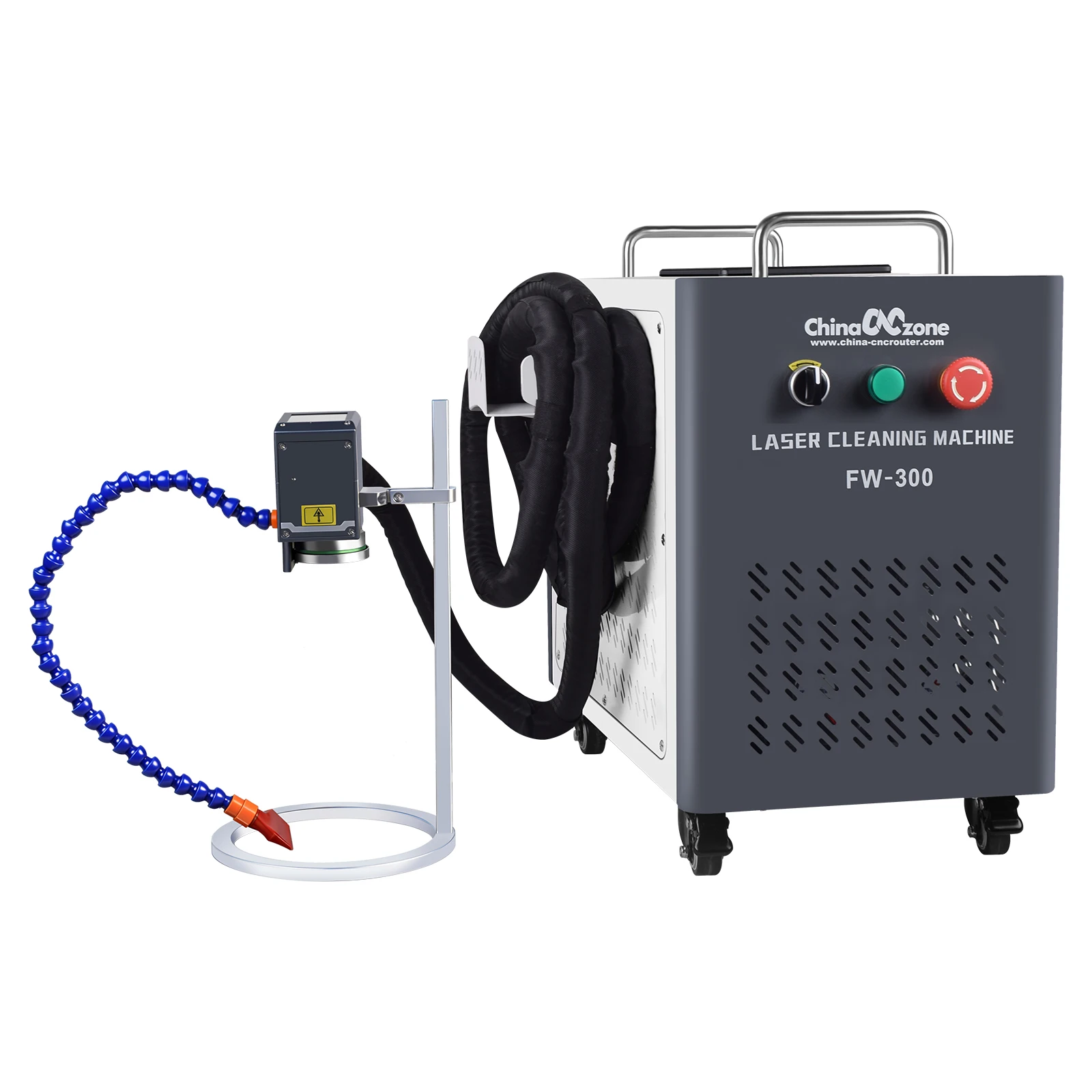 300W JPT 2 IN 1 Pulse Laser Cleaning Machine Simple Marking Laser Cleaner No Damage Material for Metal Wood Rust Oil Paint Graffiti