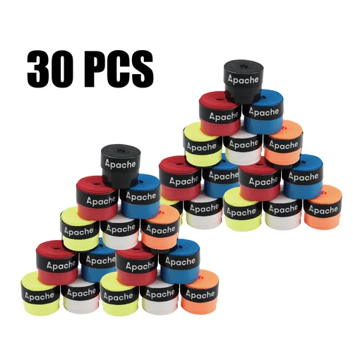 Imagen 2 del producto 30/60 Uds sobre agarre para raqueta de tenis de playa Padle Pickleball tenis bádminton raqueta pesca raqueta de tenis Accesorios