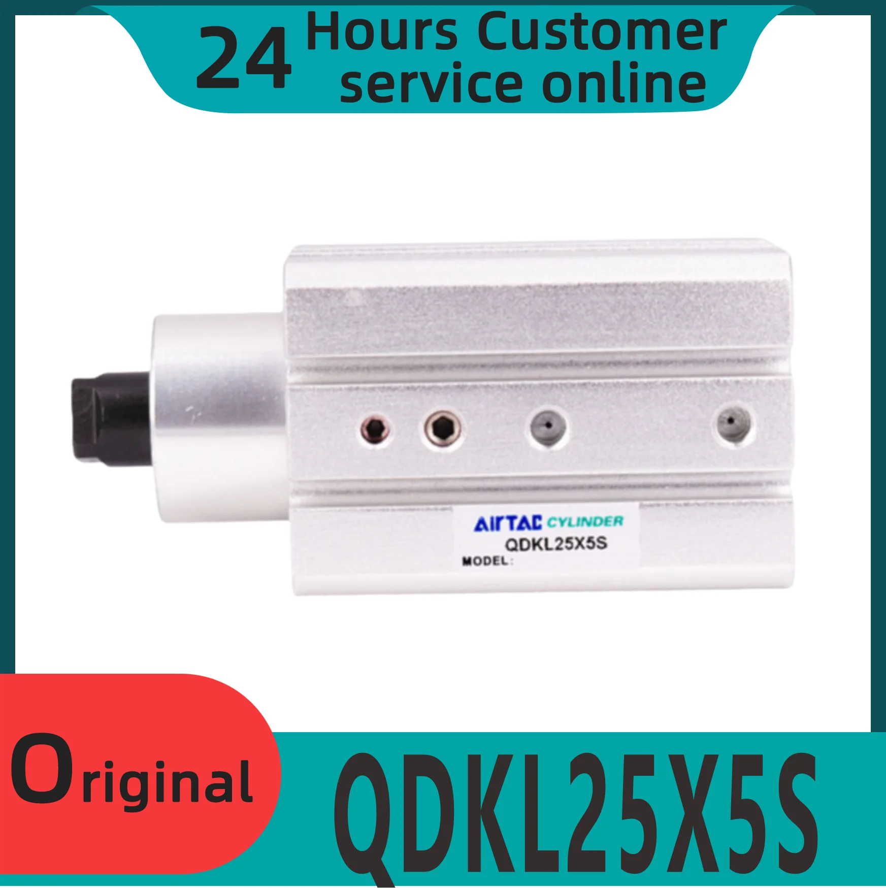 

Brand new original flat type through plate rotary clamping cylinder QDKL25X5S QDKL20X5S QDKL32X5S QDKL40X5S