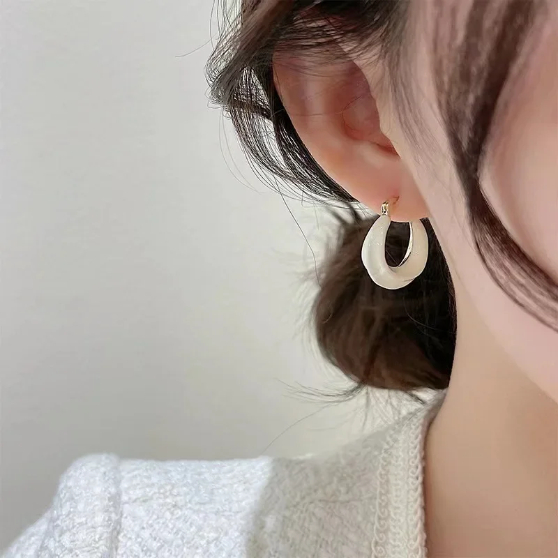 Stainless Steel Hoop Earrings Set Cute Huggie Earrings for Women,10MM-20MM