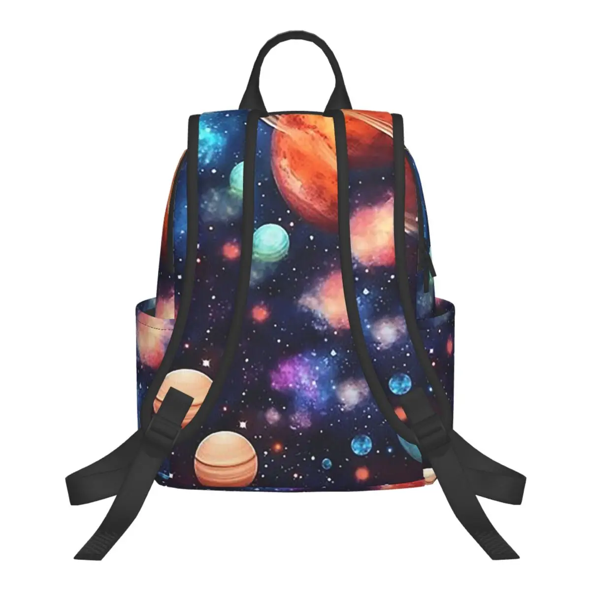 Solar System Space Planets Universe (40) Student Backpack School Bag Hiking Travel Daypack for Boys Girls Bookbag Shoulder Bags