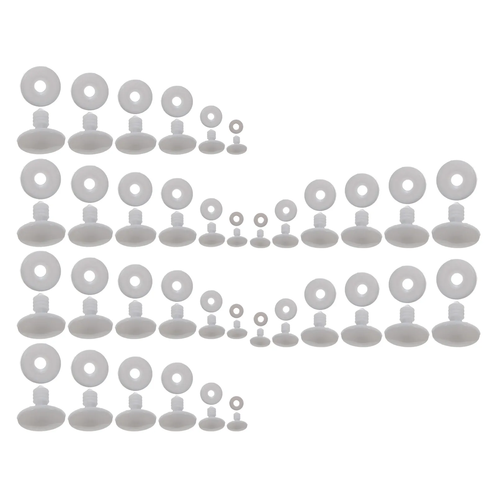 

Набор из 36 пластиковых соединителей для конечностей, съемные соединители для рук и ног мишек, аксессуары для рукоделия, для создания мягких конечностей животных