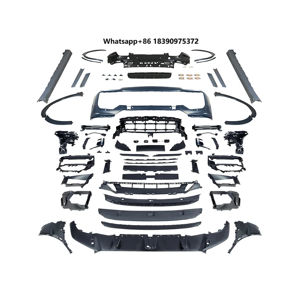 

KM for Cayenne 9Y0.1 E3.1 2018-2023 Base SUV upgrade 2024 9Y0.2 E3.2 TURBO GT & SD GTS style bodykit facelift bumper rear lip