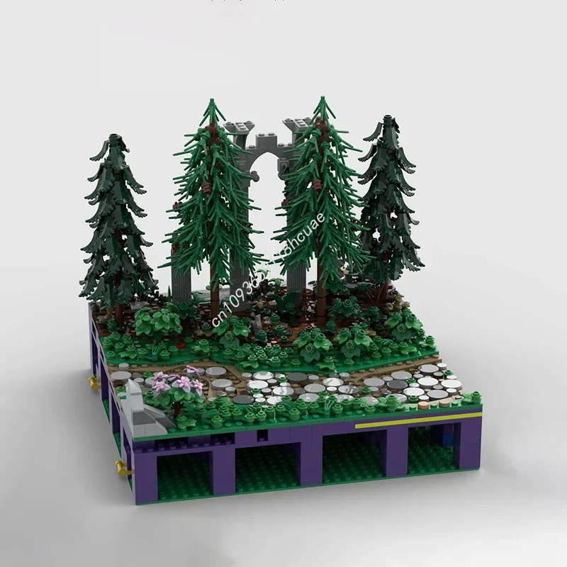 

1525pcs MOC Castle Hohengeroldseck Path the Castleed Model Building blocks Assemble Christmas gift DIY Brick Kids toy Birthday