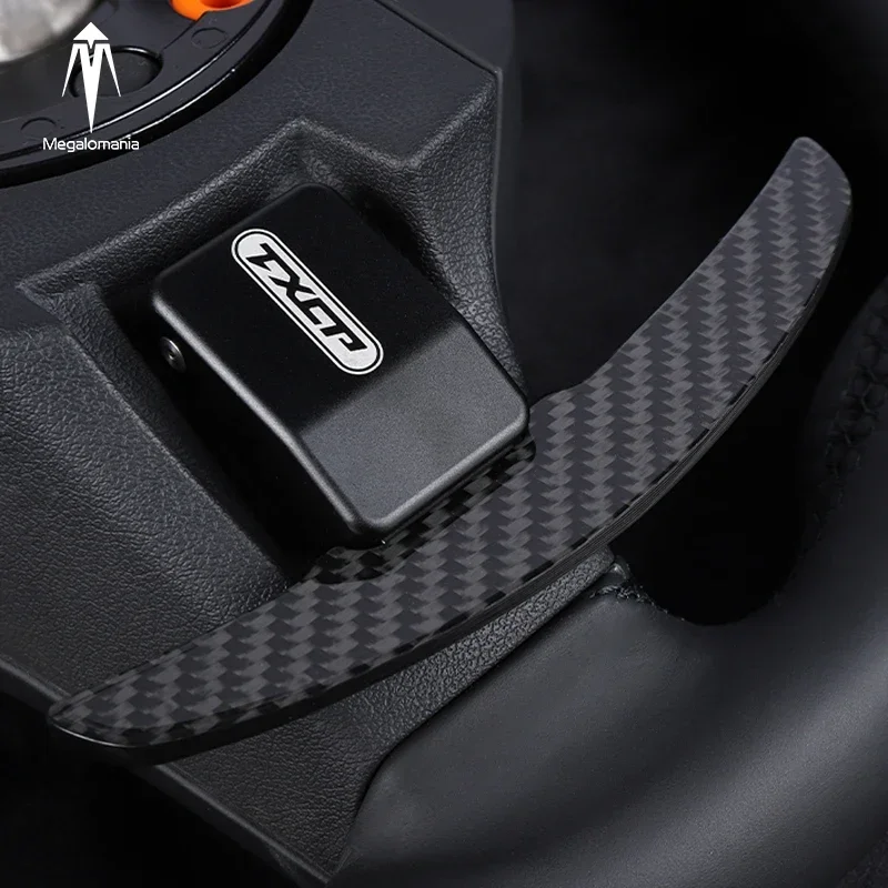 Newly upgraded carbon fiber magnetic shift paddles enhance driving experience, suitable for BMW all models