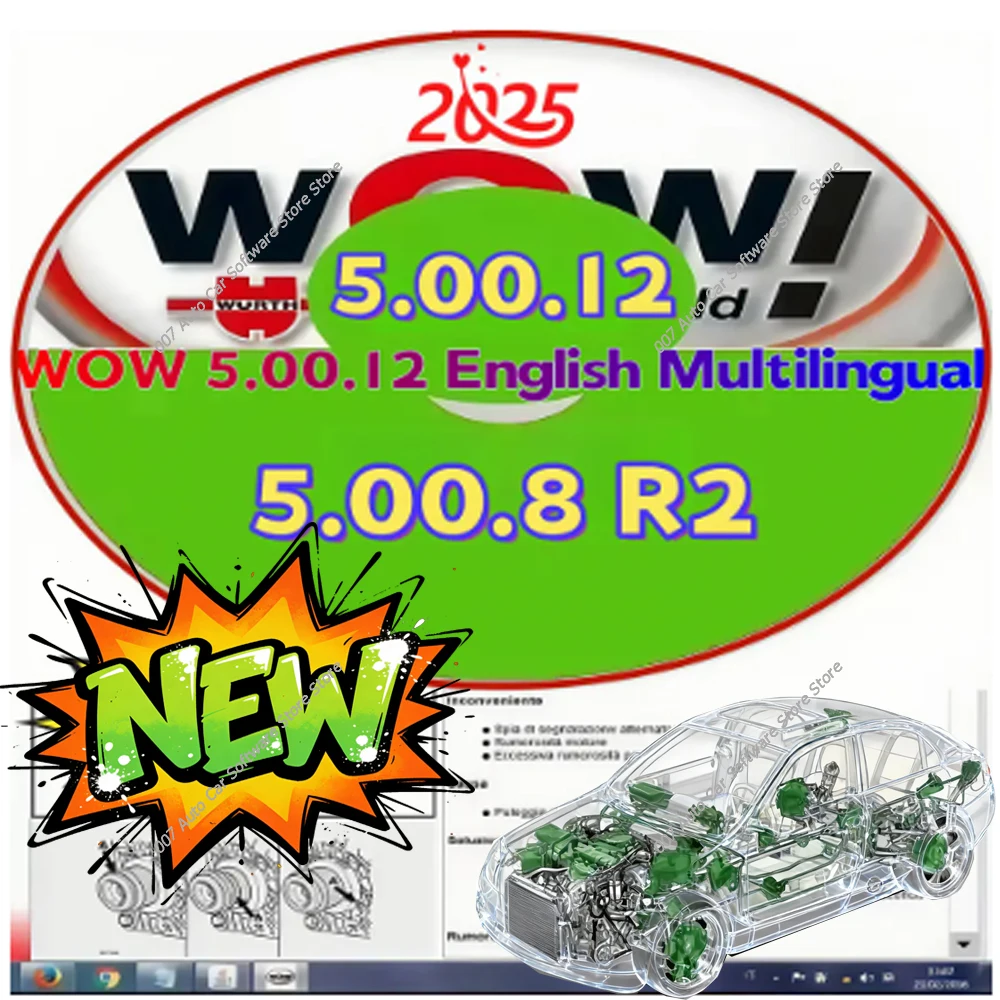 2025 Wurth WOW 5.00.12 & HAYNES Pro Vivid 2015.1 Automotive Diagnostic And Repair Software Multilingual Version New Release