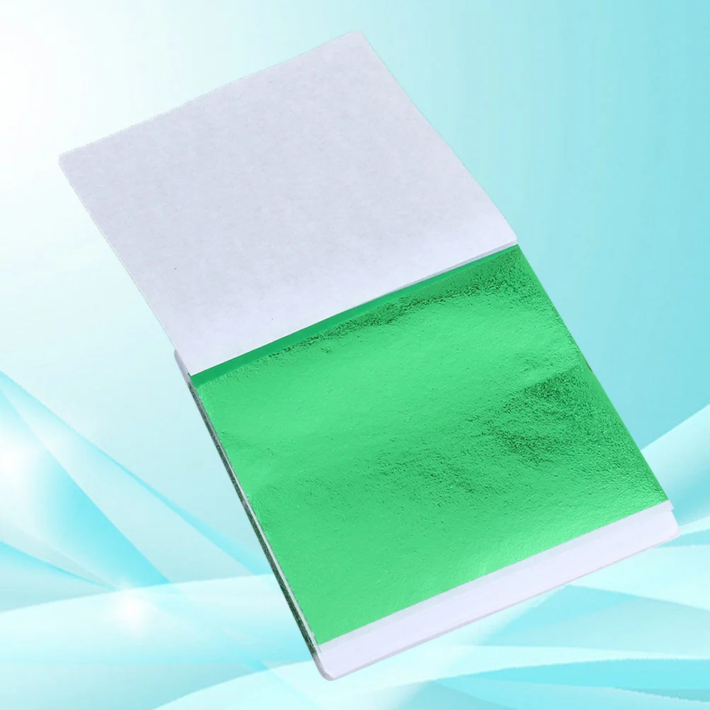 50 قطعة أوراق الذهب احباط ورقة ورقة تقليد لامعة التذهيب صياغة الديكور الفن احباط ورقة لإطارات الأثاث الأظافر