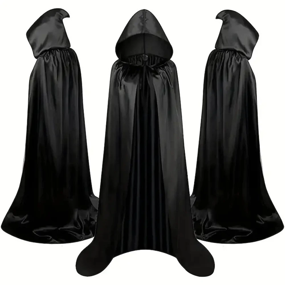 Mittelalterlicher spitzer Hut Zauberer Robe Cosplay Kostüm Zauberer Robe Bühne Spielkleidung Weihnachten Halloween Ostern Cosplay Kleidung Requisiten
